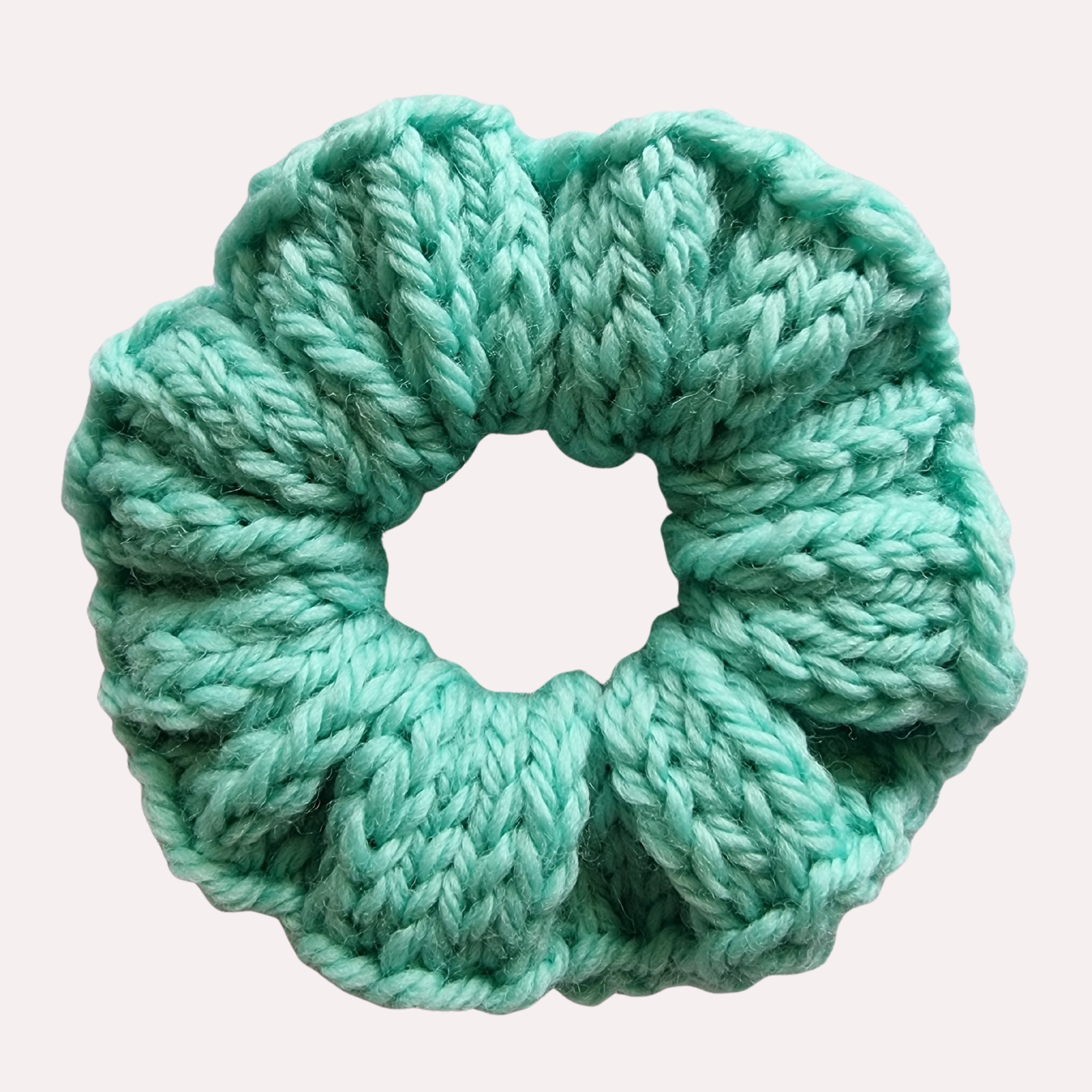 Knit Scrunchie - Mint