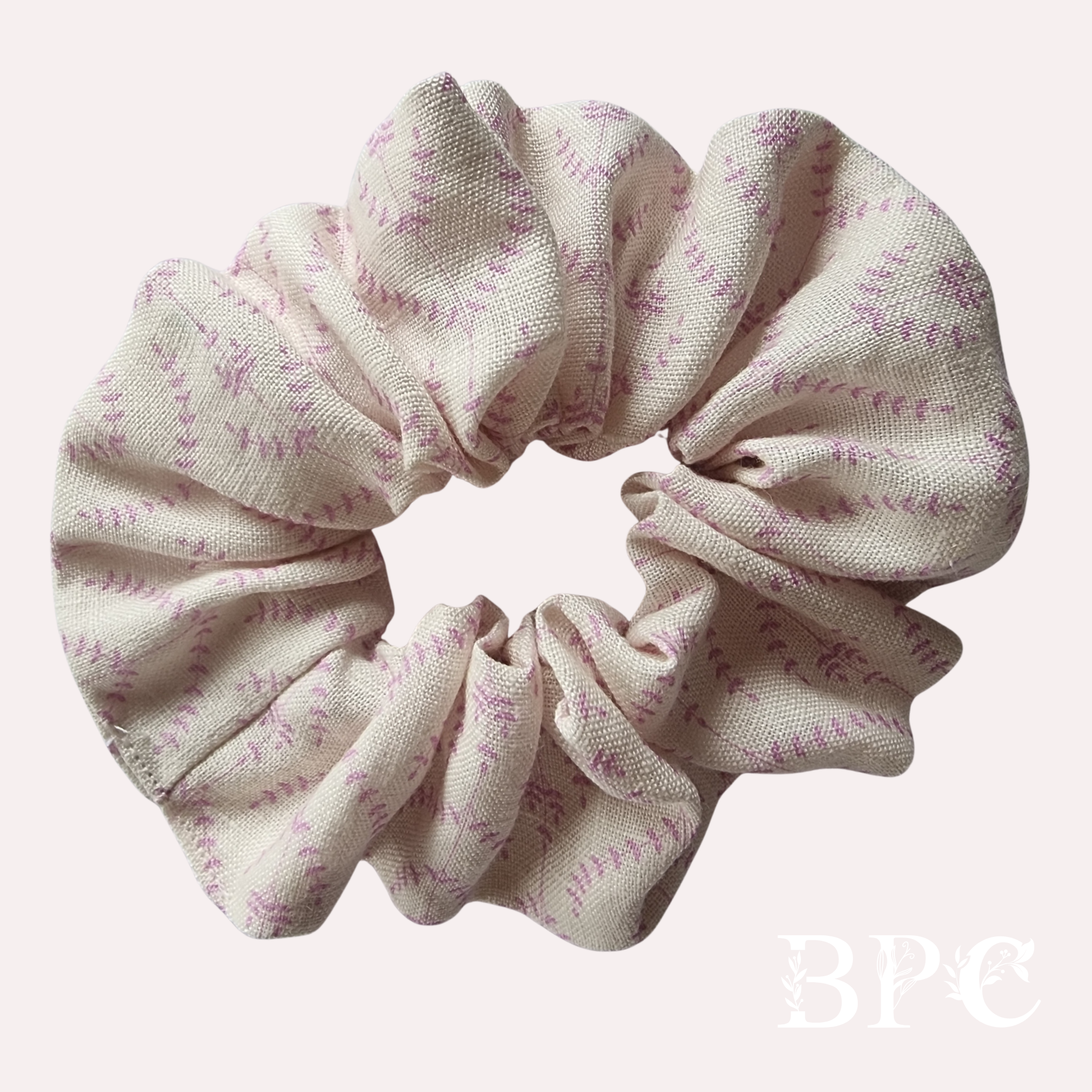 Original Scrunchie Purple Flower