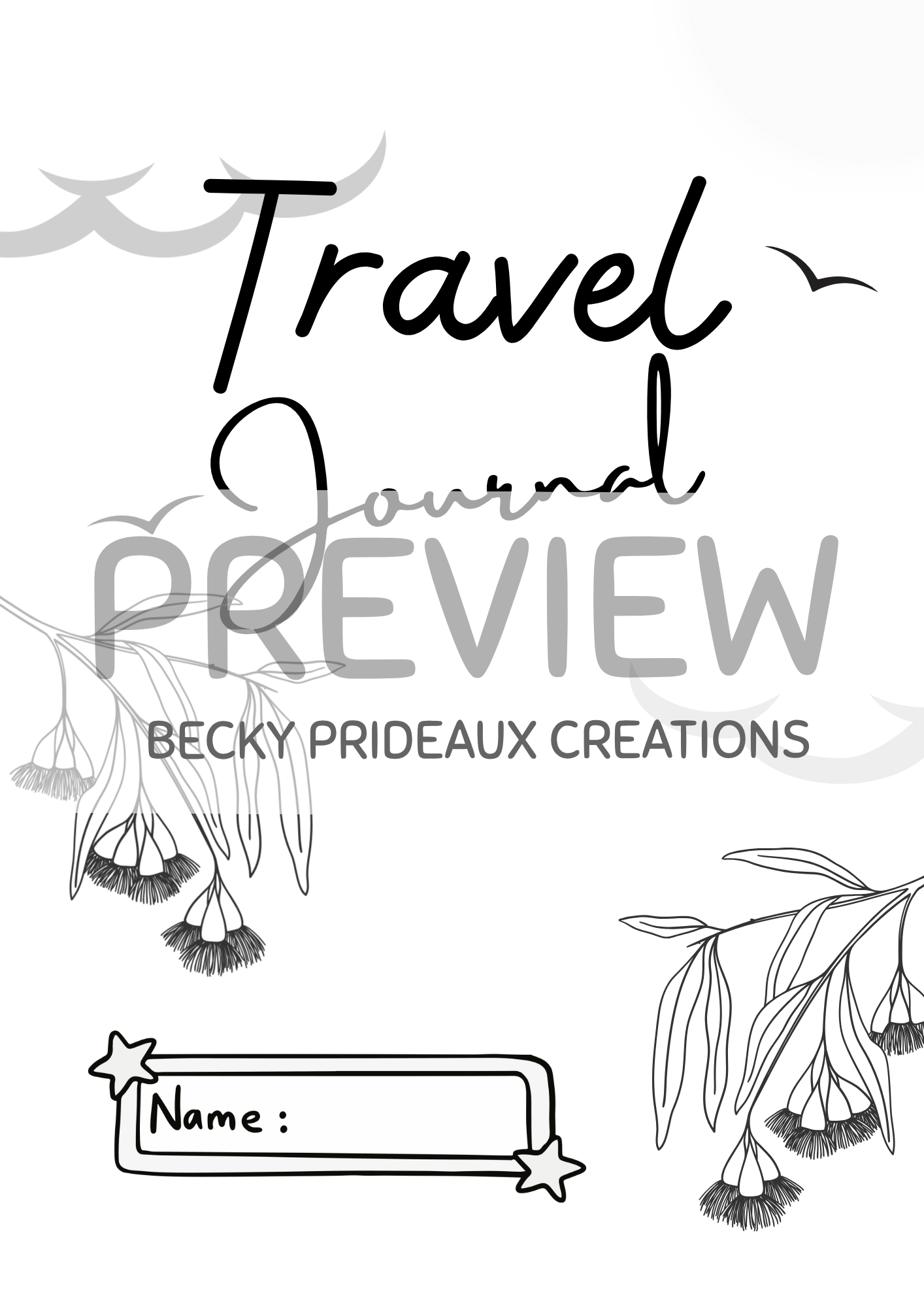 Digital Product : Australian Travel Journal