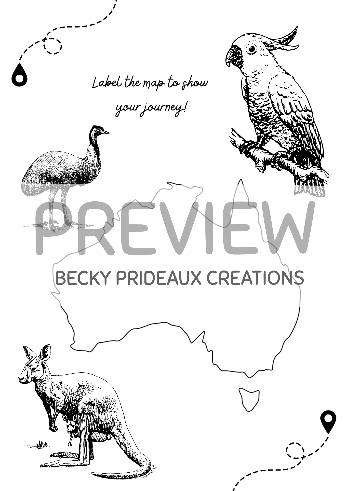 Digital Product : Australian Travel Journal