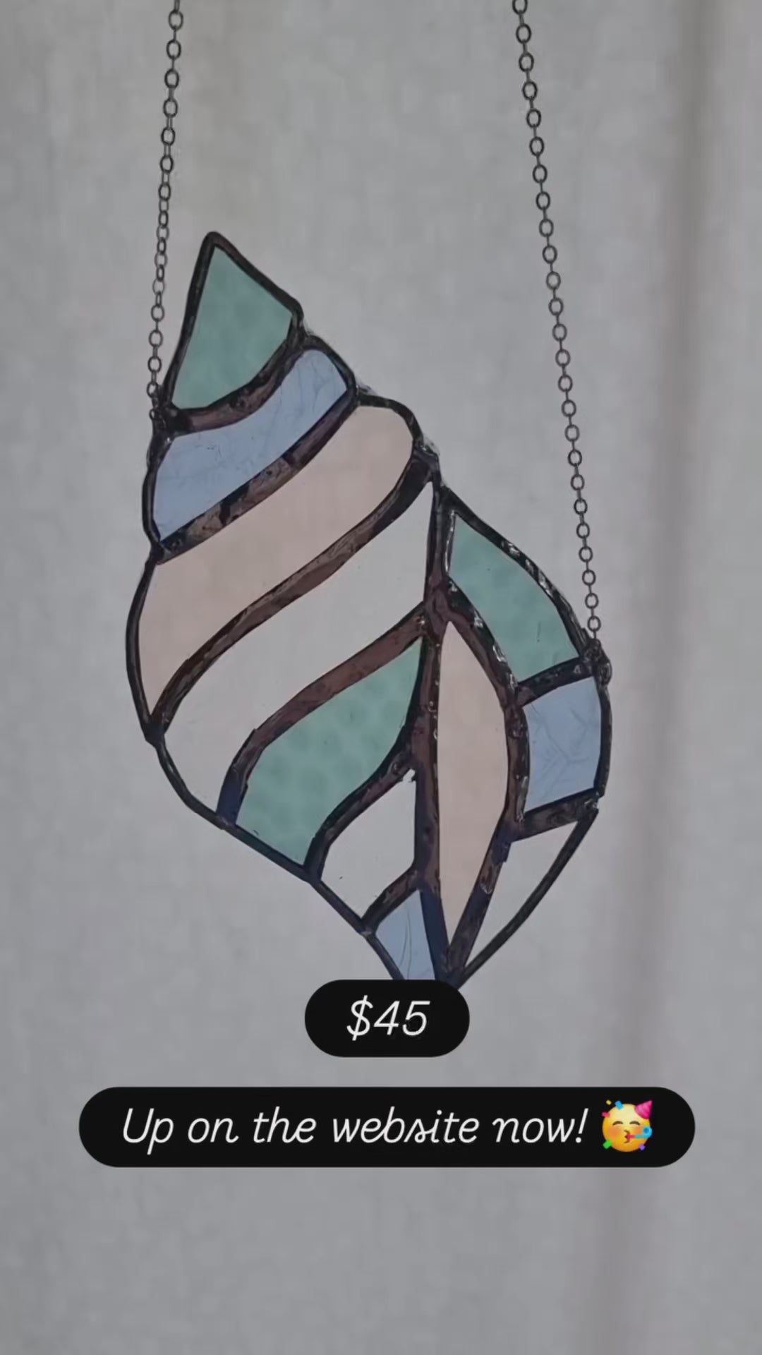 Stained Glass Sea Shell