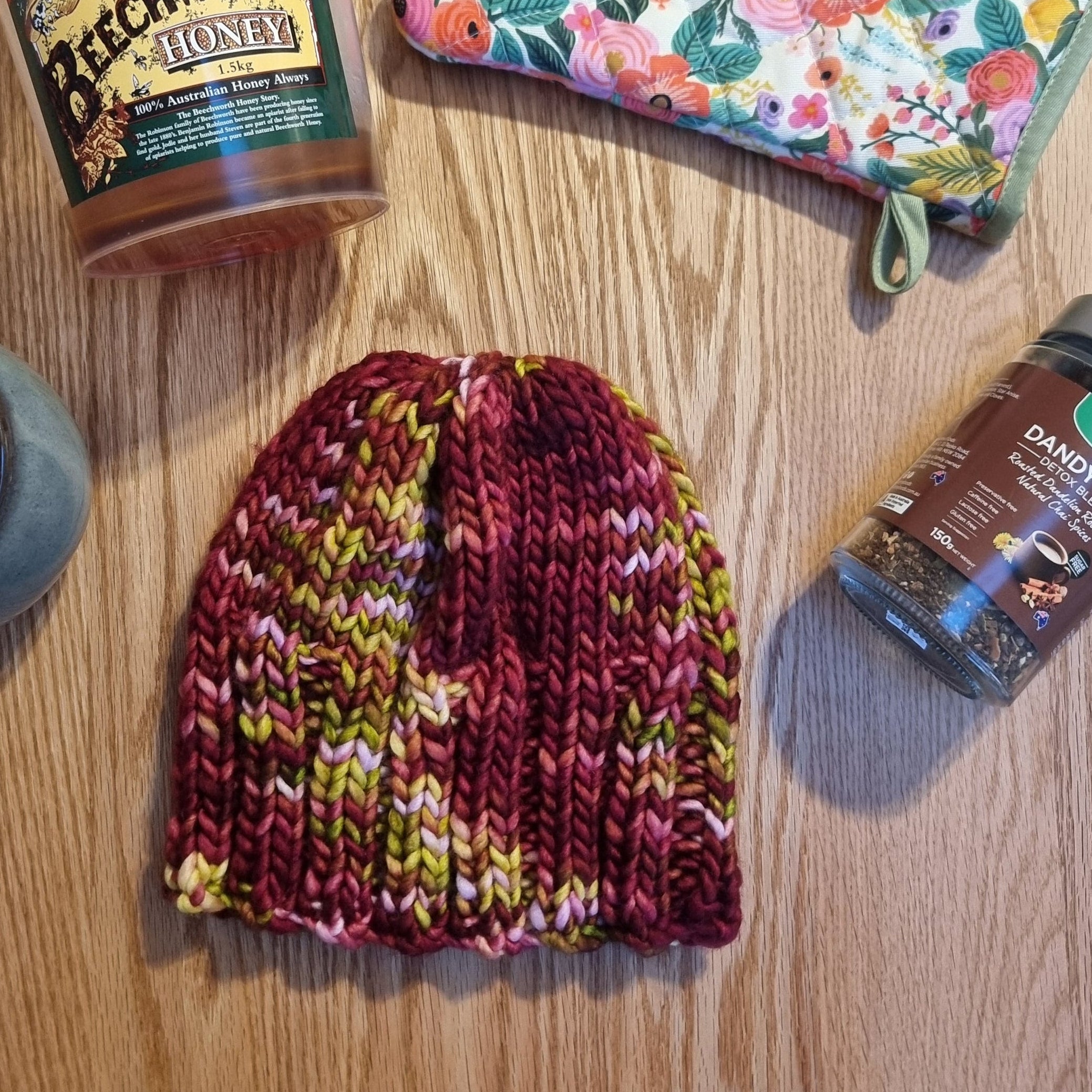 "Christmas in July" Merino Beanie