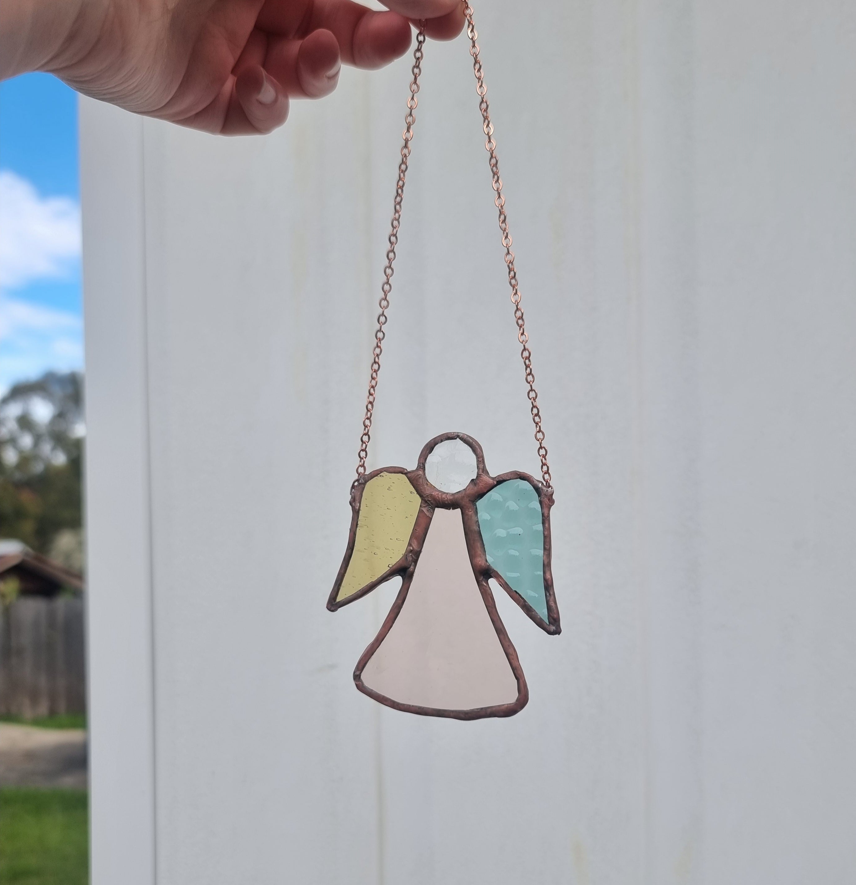 Stained Glass Christmas Angel