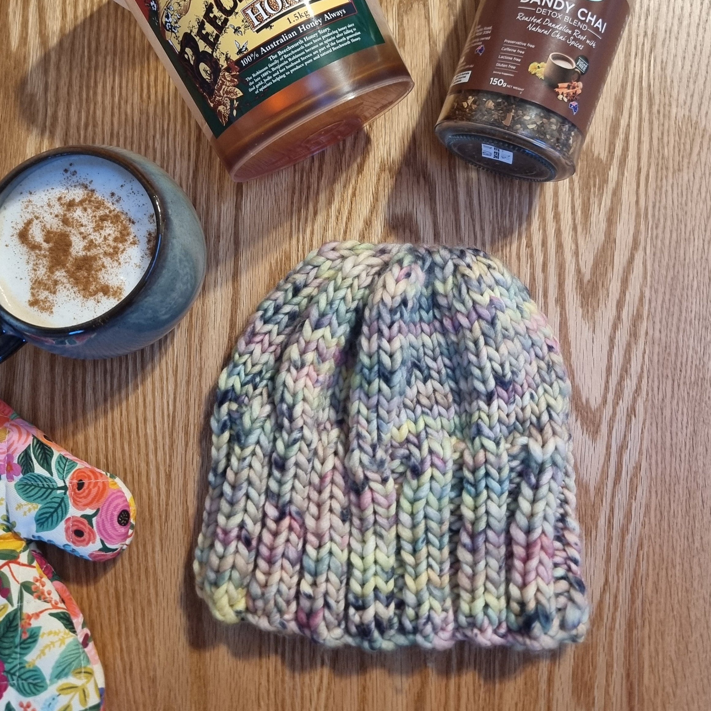 "Snow Gum" Merino Beanie