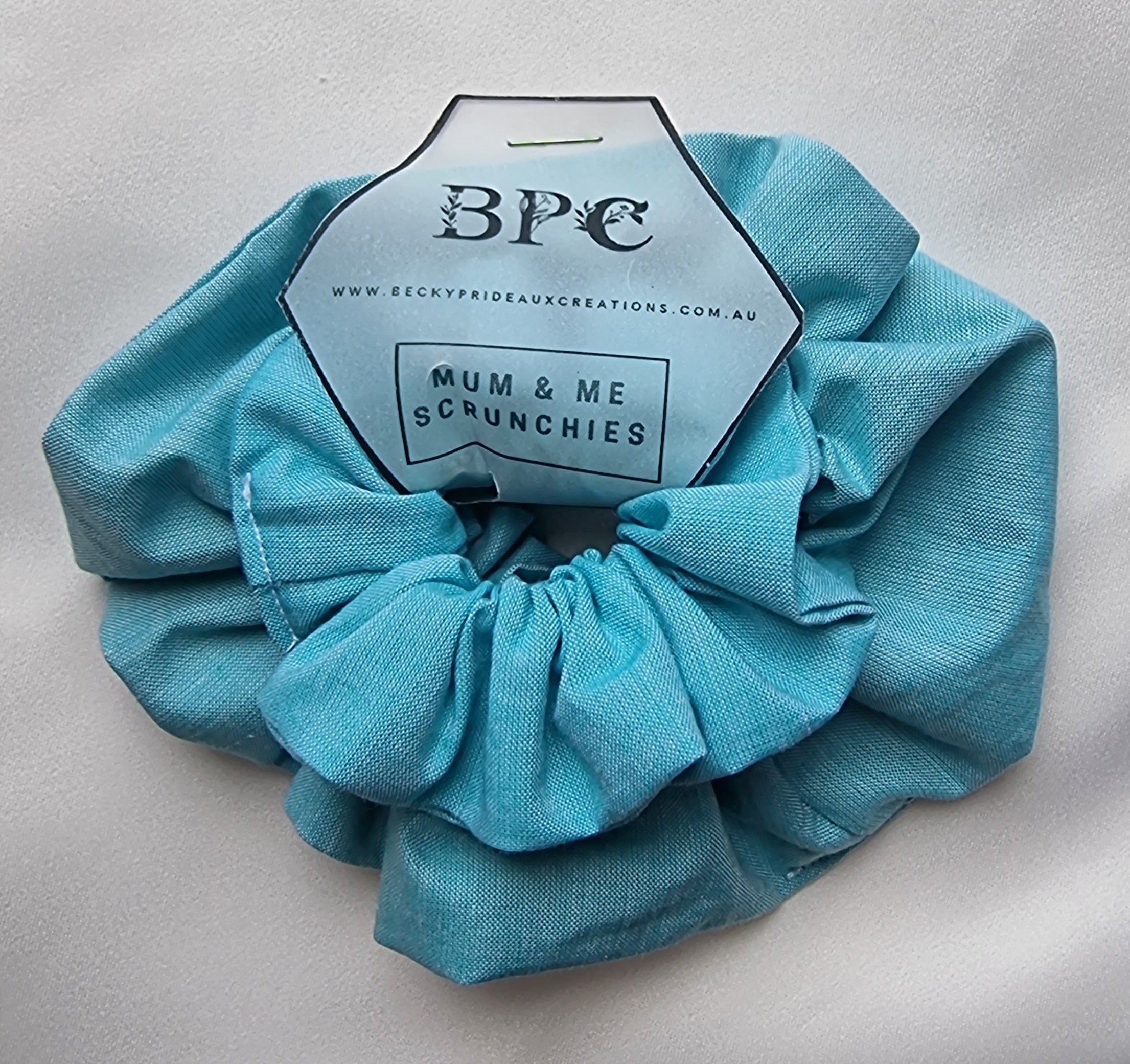 Mum and Me Scrunchie Set - Blue